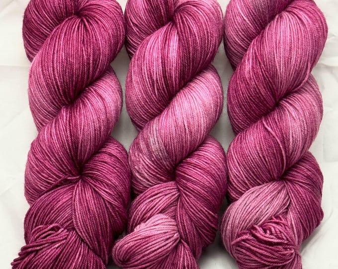 Wild Berry - Merino Nylon Fingering Hand Dyed Yarn