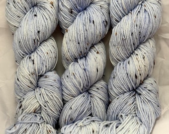 Ice Blue - Tweed DK Hand Dyed Yarn