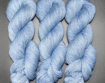 Blue Jeans - Merino Cotton Fingering Hand Dyed Yarn