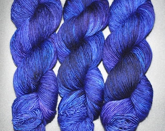 Blue Lagoon - Single Ply Merino Fingering Hand Dyed Yarn