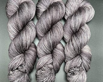 Purple Taupe - Merino Silk DK Hand Dyed Yarn