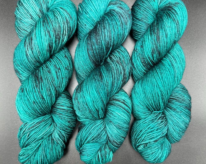 Jade - Merino Nylon Fingering Hand Dyed Yarn
