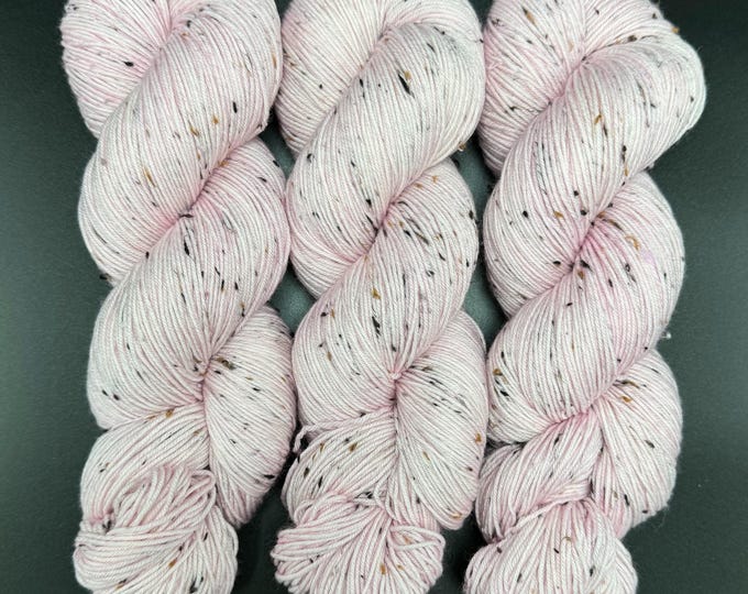 Cherry Blossom - Tweed Sock Hand Dyed Yarn