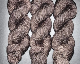 Black Walnut - Merino Nylon DK Hand Dyed Yarn