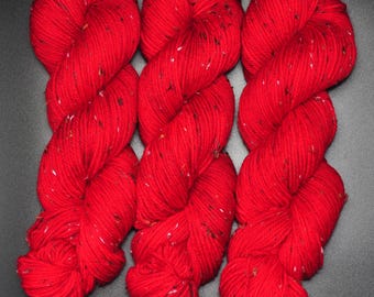 Ruby - Tweed DK Hand Dyed Yarn