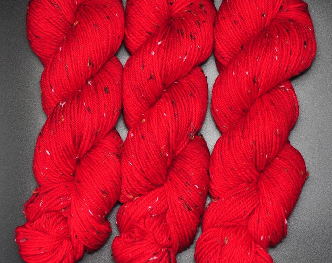 Ruby - Tweed DK Hand Dyed Yarn