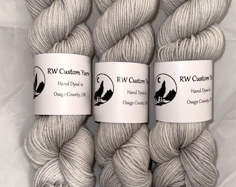 Cloudy Sky -  50 GRAM Merino Nylon Fingering Hand Dyed Yarn