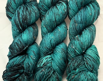Jade - Tweed DK Hand Dyed Yarn