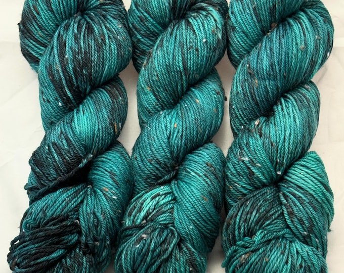 Jade - Tweed DK Hand Dyed Yarn