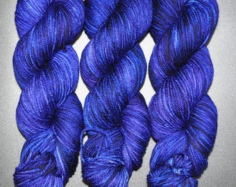 Blue Lagoon - Merino Nylon Worsted Hand Dyed Yarn