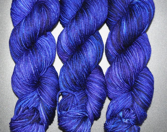 Blue Lagoon - Merino Nylon Worsted Hand Dyed Yarn