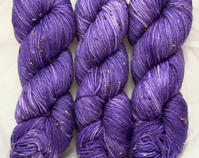 Plum Crazy - Tweed DK Hand Dyed Yarn