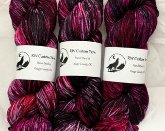 Petunia - Merino Nylon DK Hand Dyed Yarn