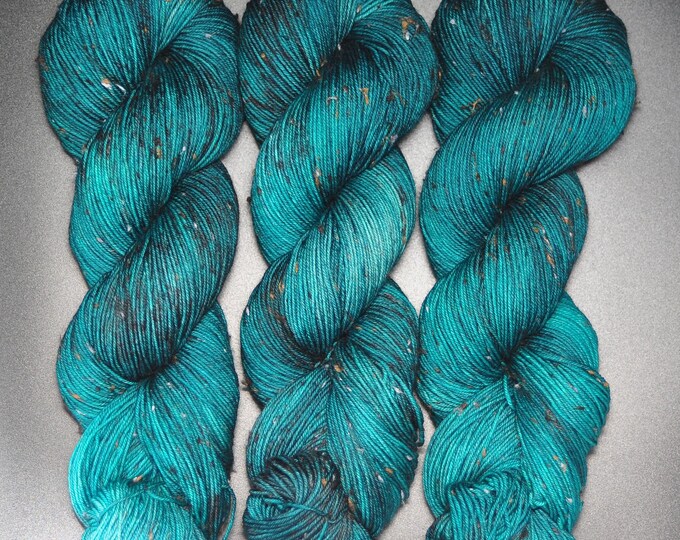 Jade - Tweed Sock Hand Dyed Yarn