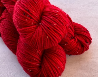 Ruby - Tweed DK Hand Dyed Yarn