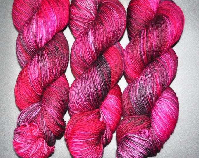 Petunia - Merino Nylon Fingering Hand Dyed Yarn