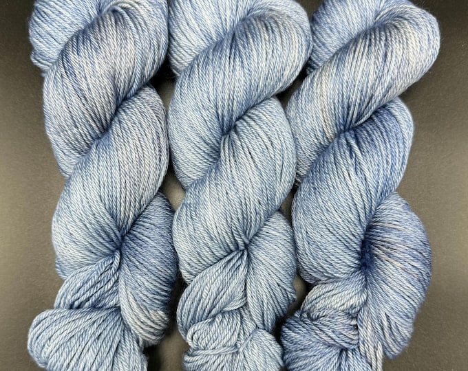 Blue Jeans - Merino Silk DK Hand Dyed Yarn