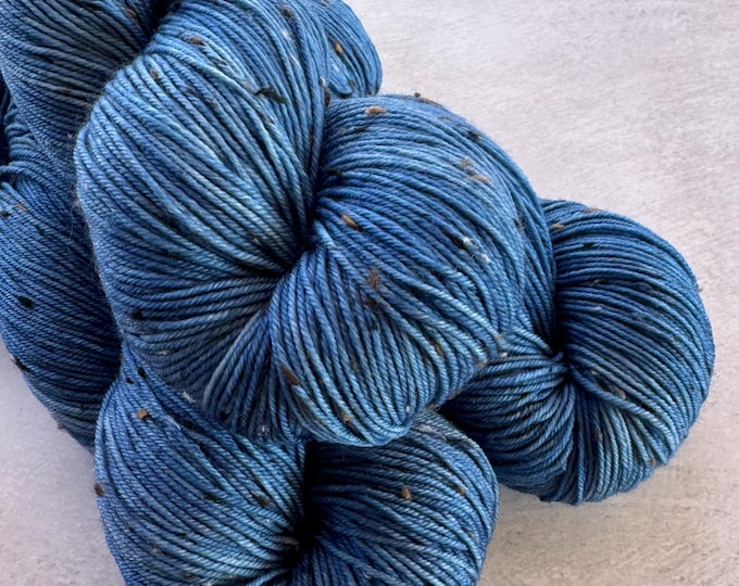 Gone Fishing - Tweed Sock Hand Dyed Yarn