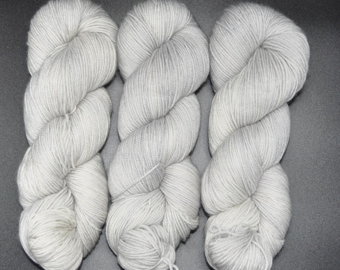 Cloudy Sky - Merino Cashmere Nylon Fingering Hand Dyed Yarn