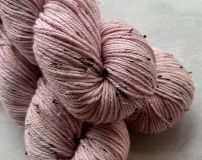 Cherry Blossom - Tweed DK Hand Dyed Yarn