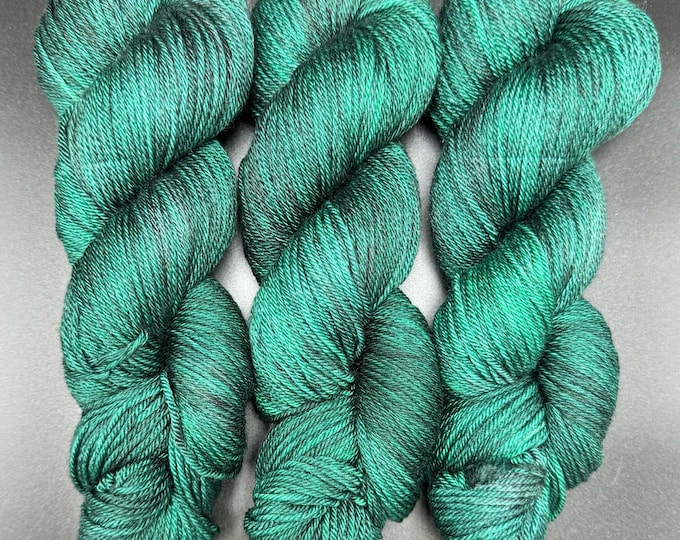 Racing Green - Merino Silk DK Hand Dyed Yarn