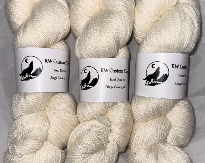 Buttercream - Merino Silk Cashmere Fingering Hand Dyed Yarn
