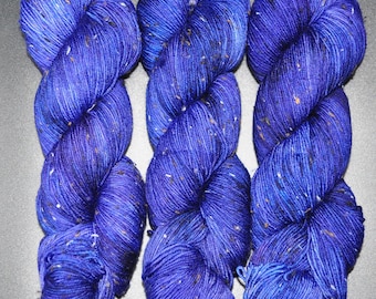 Blue Lagoon - Tweed Sock Hand Dyed Yarn