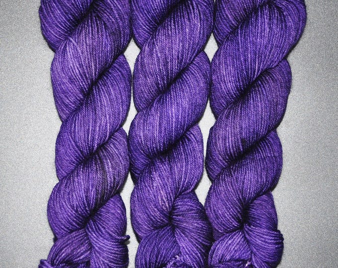 Blackwater Iris -  50 GRAM Merino Nylon Fingering Hand Dyed Yarn