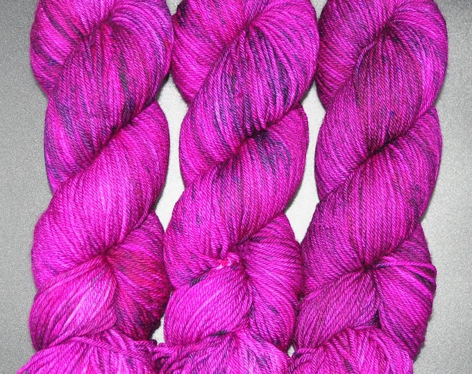 Magenta - Merino Nylon DK Hand Dyed Yarn