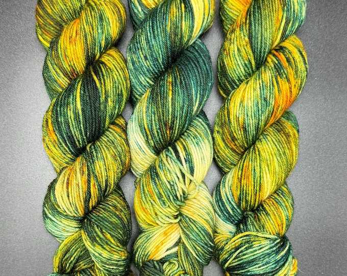Eagle Nebula -  50 GRAM Merino Nylon Fingering Hand Dyed Yarn
