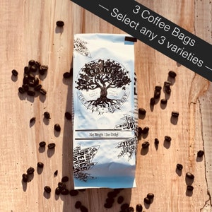 Fresh Roast Coffee Trio 12 oz Bag -Brazil + Honduras Specialty + Colombian Premium
