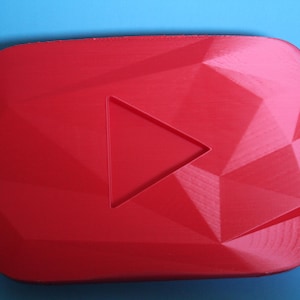 3D Printed Playbutton Base Red!