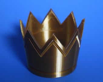 ¡Corona dorada impresa en 3D!