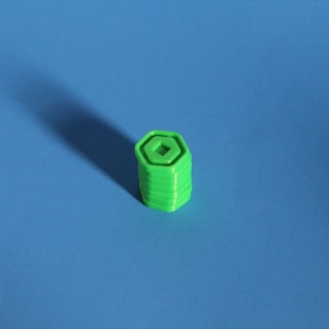 3D Printed Green Roblox Robux (7 coins)