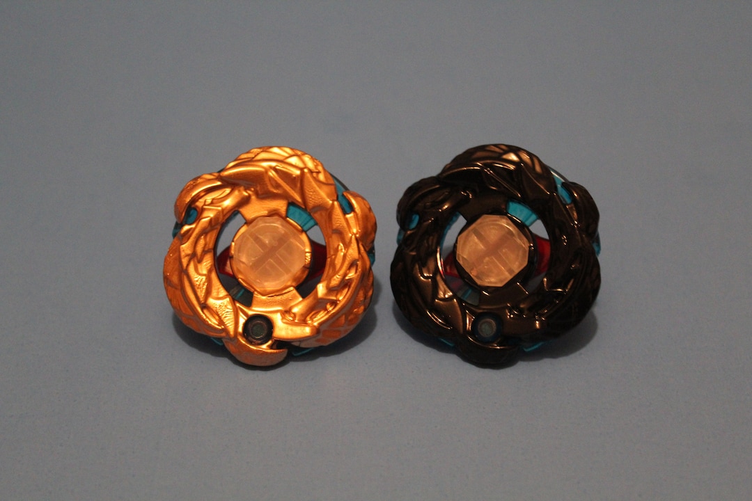 Custom Painted Black and Gold Samurai Pegasus Beyblades - Etsy