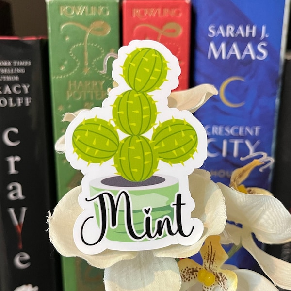 Mint the Cactus - Dramione - Mesure Of A Man - Bookish - Booktok - Laptop Decal - Fanfiction - Hermonie - Draco