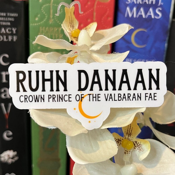 Ruhn Danaan - Book Boyfriends - Bookish - Booktok - Laptop Decal -  Crescent City Sticker
