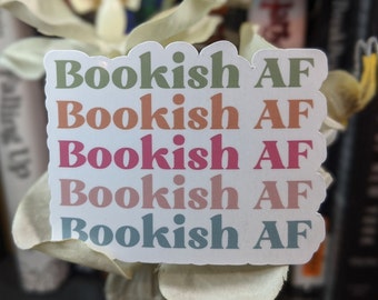 Bookish AF - Sticker