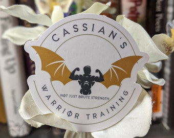 Cassian's Warrior Training - Bookish - Booktok - Laptop Decal -  ACOTAR Sticker