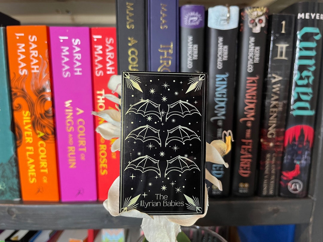 Illyrian Babies Tarot Card Inspired Gold Foil Sticker ACOTAR Tarot