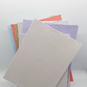 Set di 5 buste e biglietti in carta riciclata