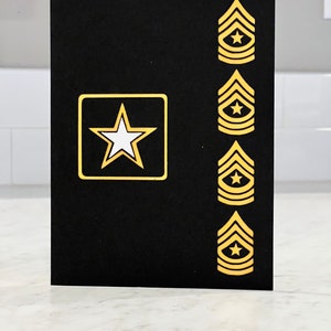 Army Enlisted Greeting Card