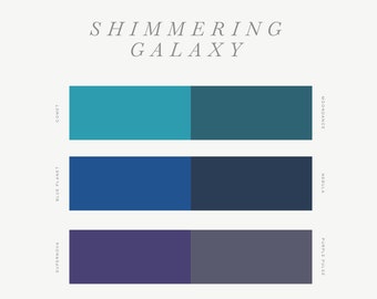 Polymer Clay Color Recipe - Shimmering Galaxy - Polymer Clay Color Guide - Cernit Clay Color Mixing - Digital download - Celestial Universe