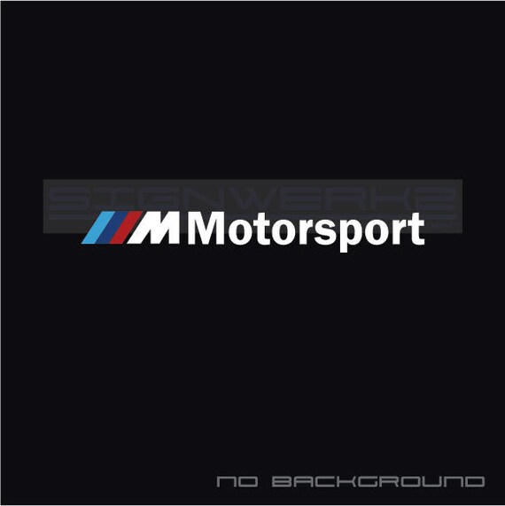 M Motorsport Decal Sticker Logo Multi Color Pair Etsy