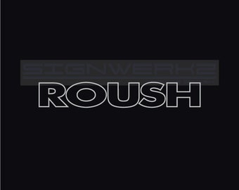 Roush Logo Svg - Etsy