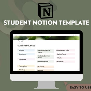 Student Notion Template - Health