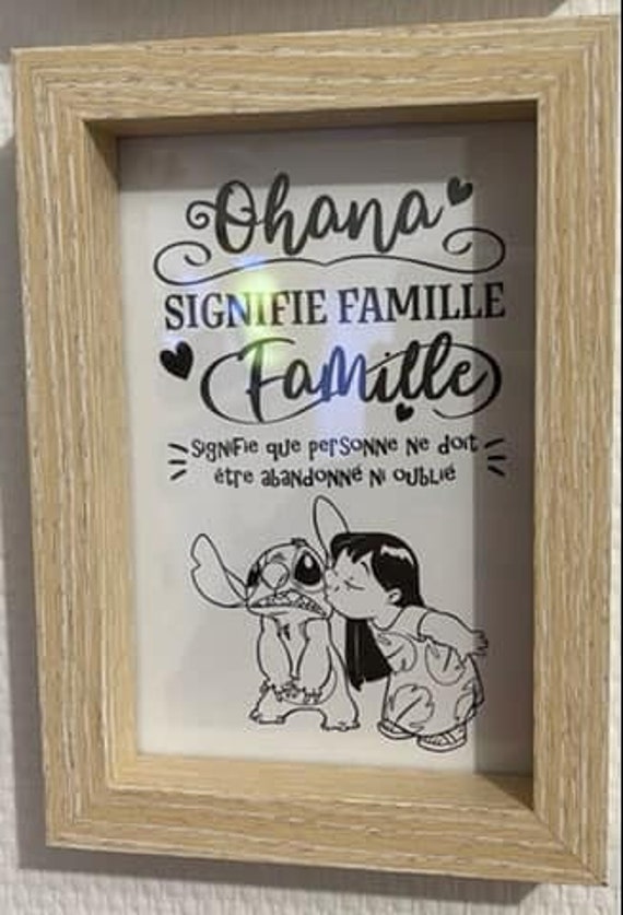 Cadre Lilo et Stitch