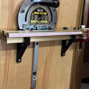 Wall Mount Bracket for Incra Miter Gauge-1000HD/SE 3000