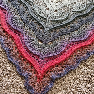 Square Shawl/Blanket - Alpaca - Film Noir