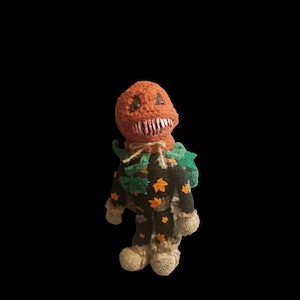 The Pumpkin Man Horror Creature.  Original Jane&#39;s House of Horrors Creation. Doll available in 4 sizes. Perfect for any occasion.